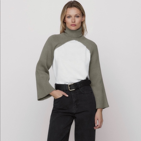 Zara Ribbed Arm Warmer - Picture 6 of 13